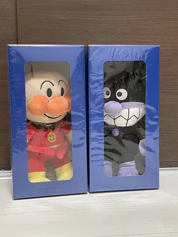 호빵맨 & 세균맨 봉제 인형 세트