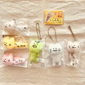 [ 전체 6종 컴프 세트 ] 열빙어 고양이 봉제 인형 스트랩