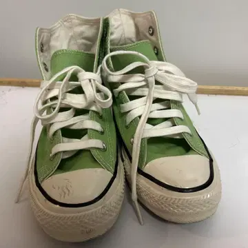ALL STAR 그린 하이컷 스니커즈
