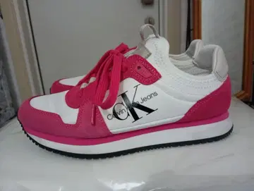 Calvin Klein 스니커즈 화이트/핑크 새상품급