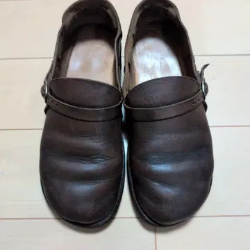 오로라 슈즈 6D 미들 영어 브라운 23cm