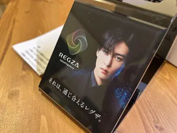 REGZA 레그자 오리지널 한정판 기념품 리모컨 스탠드 미사용 메구로 렌