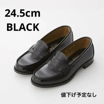 최종 가격 [ 24.5cm ] HARUTA 하루타 클래식 로퍼 블랙