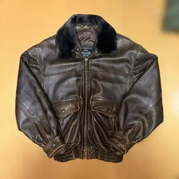 80s real leather jacket vintage