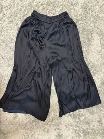 블랙 가우초 팬츠