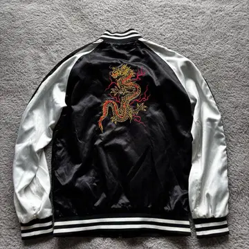 [ USED ] ZARA MAN 스카잔 화이트x블랙 L 사이즈