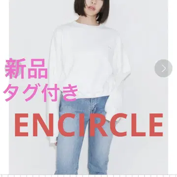 ENCIRCLE en sweat shirt 숏 기장 새상품 택 포함