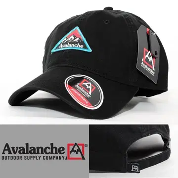 로우캡 모자 Avalanche 블랙 1RTHF-01 프리 사이즈