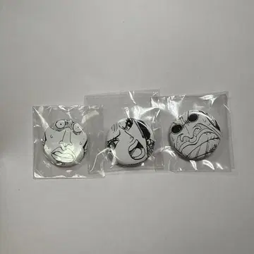 [초레어 핸콕 포함] 원피스 올 페이스 캔뱃지 3개 세트