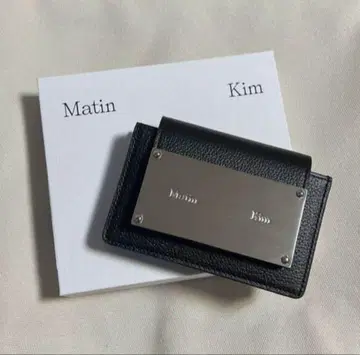 Matin Kim 블랙 카드 케이스