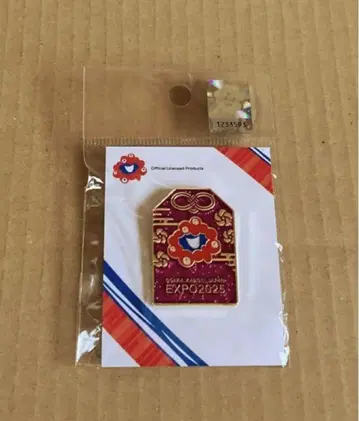 오사카 간사이 박람회 부적형 핀 배지