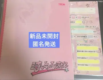 미개봉 새상품 weverse ILLIT 시간아 멈춰라 프로필 바인더