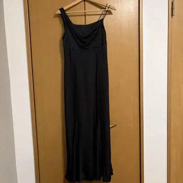 [ 새상품급 ] 프레이 아이디 블랙 슬리브리스 롱 원피스