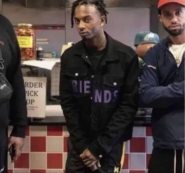 Vlone 데님 자켓