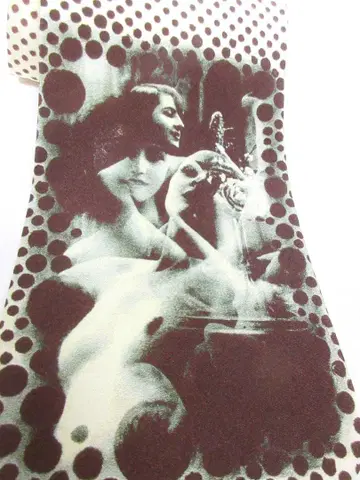 장 폴 고티에 GAULTIER 사진 도트 무늬 넥타이 미사용품