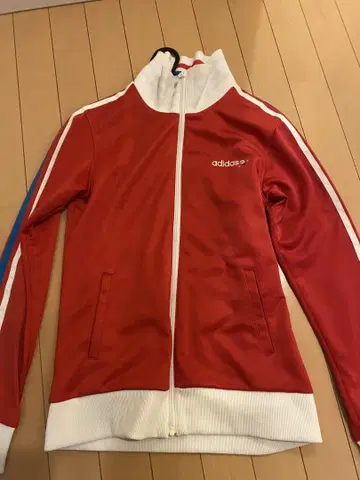 adidas 레드 트랙 자켓