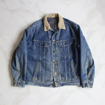 Lee 80's 스톰 자켓 담요 XL 사이즈 상당 데님