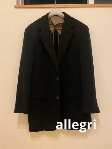 allegri 블랙 테일러드 자켓