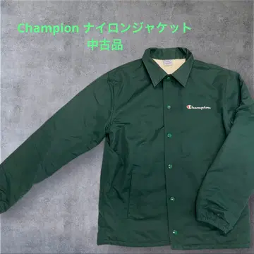 Champion 그린 나일론 자켓