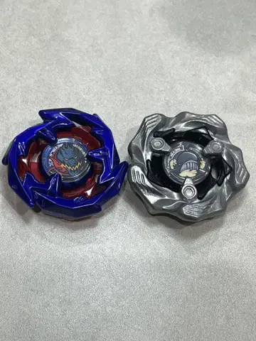 베이블레이드 X 드란소드 메탈코트 블루 고래웨이브 블랙 세트