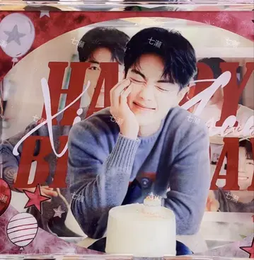 샤오잔  34세 생일 아크릴 수납 박스