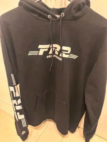 구하기 어려움 FR2 x 챔피온 와펜 자수 후드티 XL 쭈리 블랙