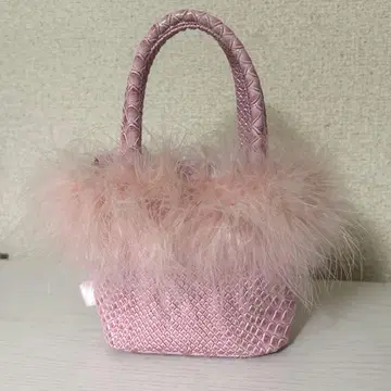 thevirgins baby vanity bag croco pink
