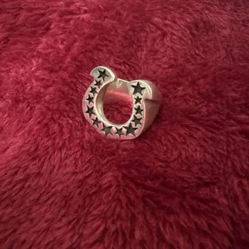 말굽 반지 실버 925 별 사이즈 15~16호