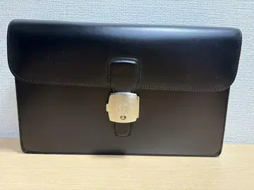 던힐 / Dunhill 세컨드 백 클러치백 가죽 열쇠 포함
