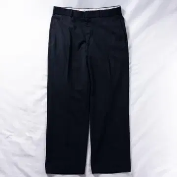 빈티지 구제 의류 노턱 이소재 드레이프감 드레이프 블랙 와이드 슬랙스