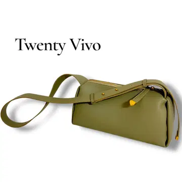 Twenty Vivo 천연 가죽 원 숄더백 가죽 라쿠텐