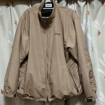 SetinnBallperson Jacket 깅엄 체크 브라운