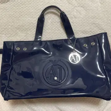 ARMANI JEANS 에나멜 토트