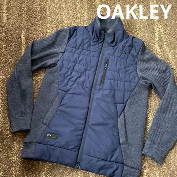 새상품급 OAKLEY 오클리 스컬 남성용 골프 나일론 x 니트 블루종 M