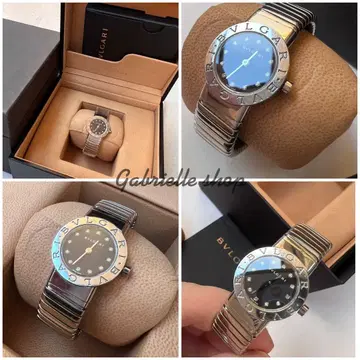 정품 불가리 BB232TS 12P 다이아 시계 중고 새상품급