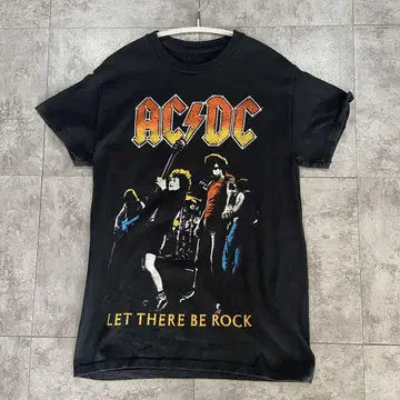AC/DC LET THERE BE ROCK 밴드t 티셔츠