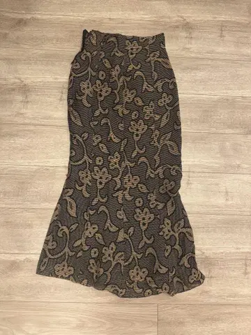 TODAYFUL Jacquard Leaf Pencilskirt