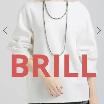 BRILL 브릴 맨투맨 풀오버 화이트 새상품급