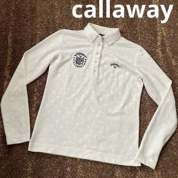 컨디션 최상 callaway 여성용 골프 긴팔 셔츠 M 올 패턴 원단