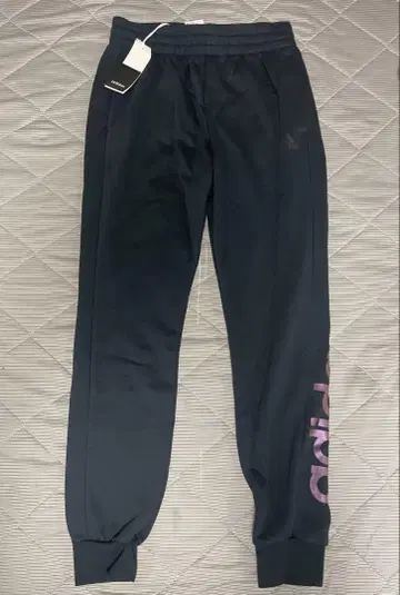 adidas 블랙 조거 팬츠 M