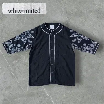 whiz limited 반다나 패턴 베이스볼 셔츠 L 페이즐리 무늬