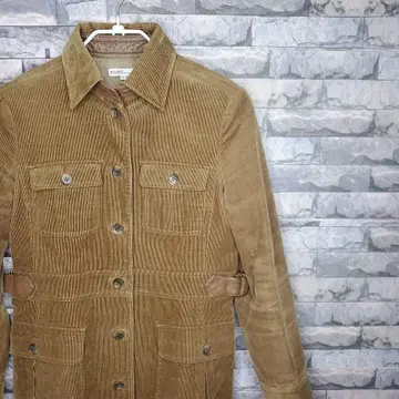 MICHAEL KORS 브라운 코듀로이 자켓 허리 벨트 포함