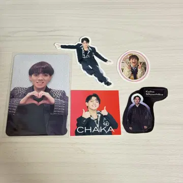 미야치카 카이토 홍콩 트레이딩 카드 스티커 세트