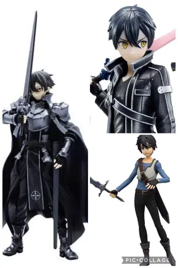 소드 아트 온라인 키리토 피규어 SAO 피규어 3체