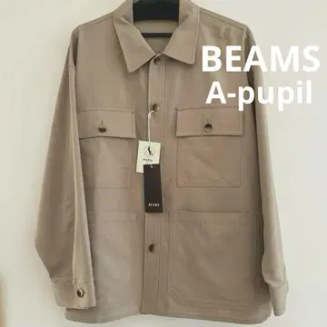 BEAMS A-pupil 셔츠 자켓 베이지 일본제