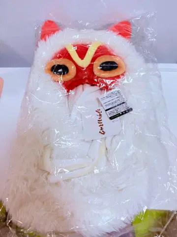 지브리파크 한정판 모노노케 히메 뒤집어쓰는 모자 모노노케 히메 산