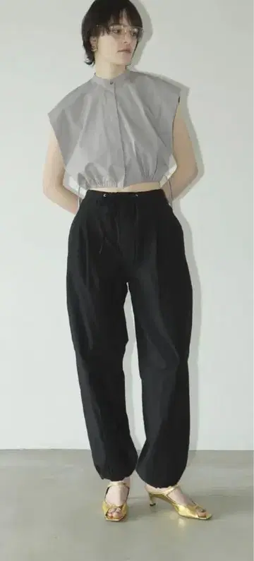 CLANE COTTON PARACHUTE PANTS
