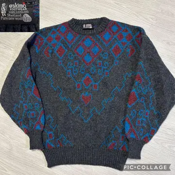 eskimo knitwear / 에스키모 잉글랜드제 울 니트 L