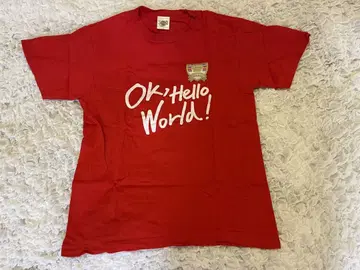 우타프리 스타투어 M 사이즈 T셔츠 OK! Hello World!