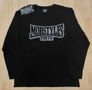 MOBSTYLES 블랙 긴팔 티셔츠 M